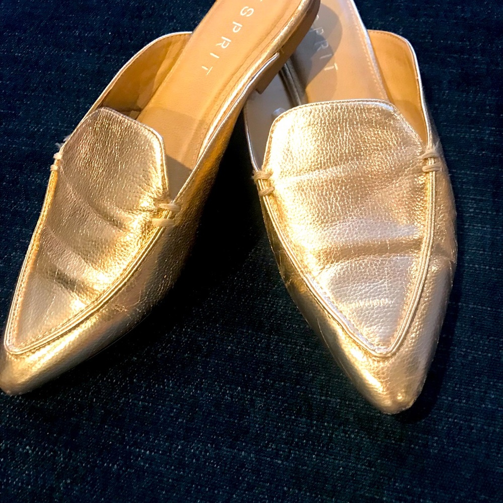 Esprit metallic slides. Size 8.5 Worn once
